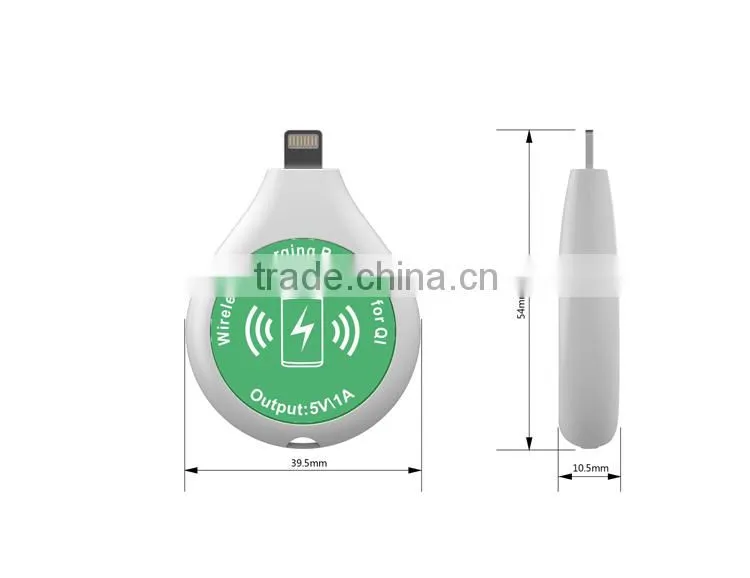 USB Port qi universal wireless charger receiver for iphone and smartphone