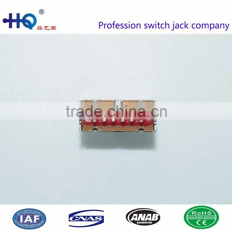 competitive price vertical slide switches, 4 position slide switches, SS-24D03