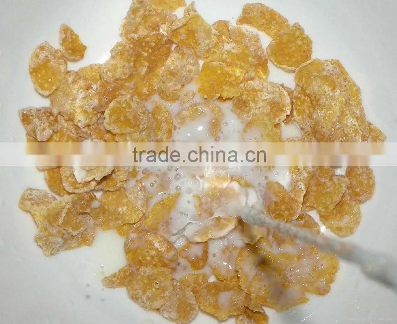 Automatic High Efficiency Breakfast Cereal corn flake line equipment