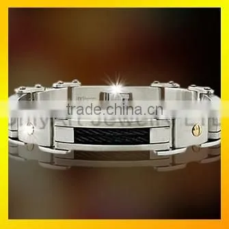 Custom new bracelt stainless steel top quality lucky charm bracelet