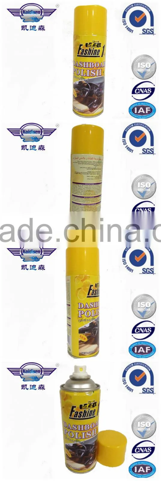 450ml car waterless cleaning shampoo wax