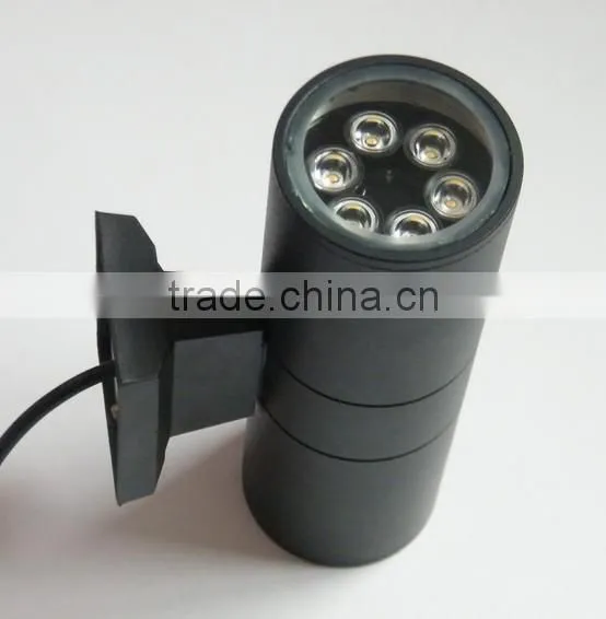 High quality IP65 Waterproof 12W RGB led wall lamps garden balcony Double side light source led outdoor lighting wall light