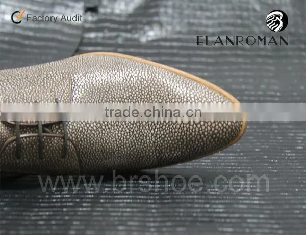Hand made shoes with cow leather Dress men shoes