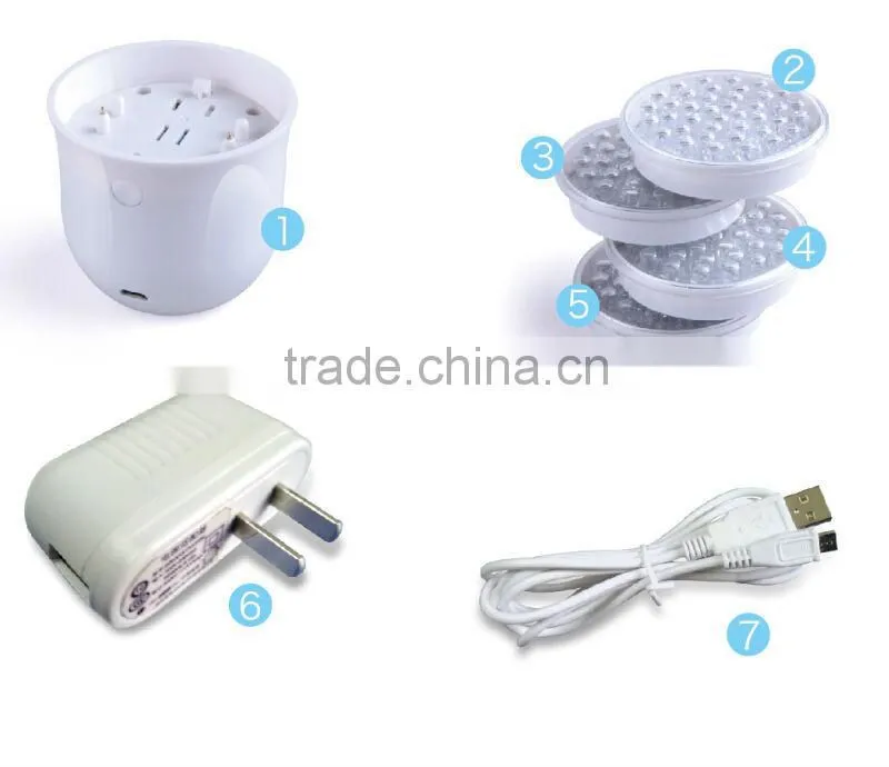 Facial led personal massager led light therapy for hair New light therapy