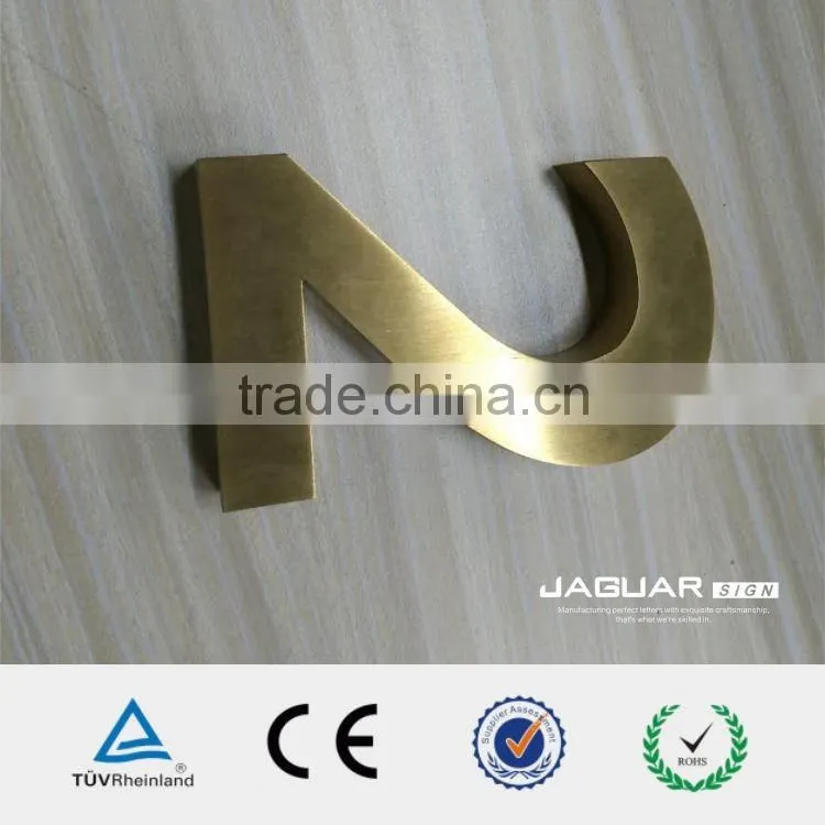 floor decorative metal numbering metal alphabet letters