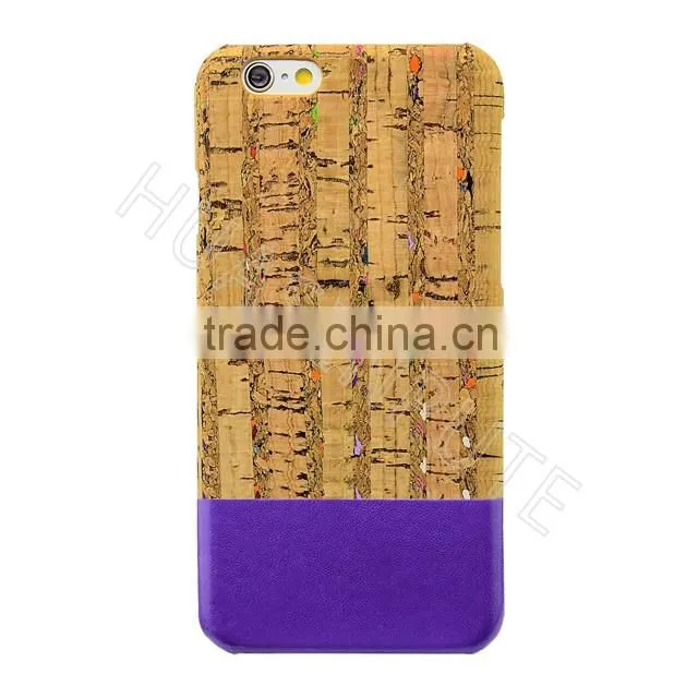2016 Trending Products Wooden and PU Hybrid Phone Cover Case for iPhone 6s