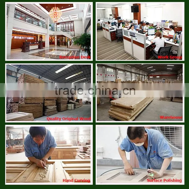 special flower carving used solid wood interior doors design