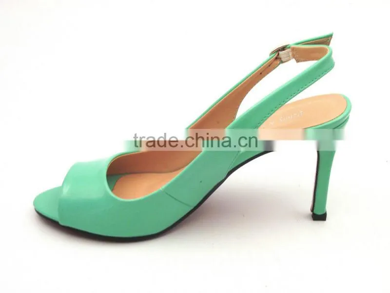 shining sexy slingback elegant women heels sandals