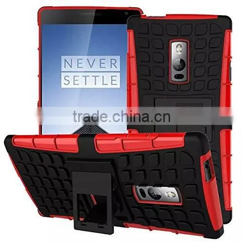 Keno Multicolor TPU+PC Spider Stand Cell Phone Case Back Cover for OnePlus Two