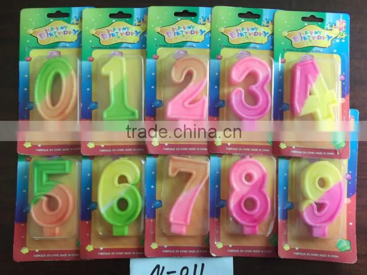 Number Shaped Candles For Wedding Favors