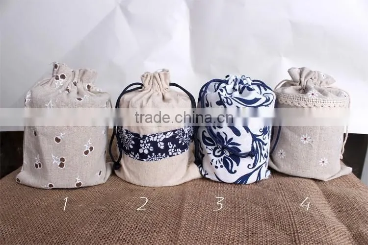 2015 hot selling cotton sling tea bag