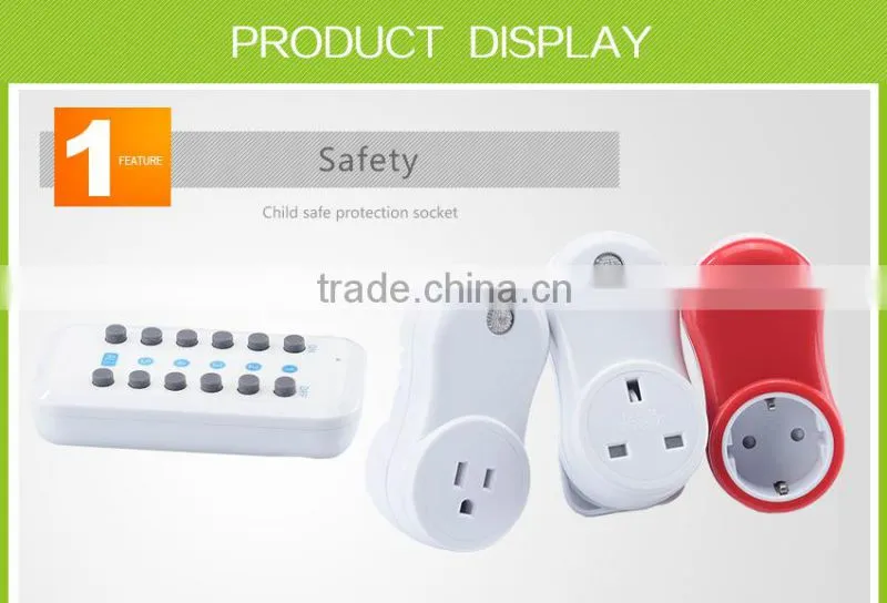 smart learning code wireless remote control switch outlet