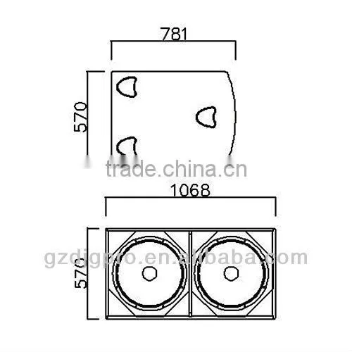 KF218B-Dual Subwoofer