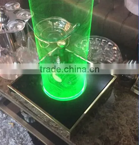 Fashion wine holder laser arylic single wine bottle holder wholesale
