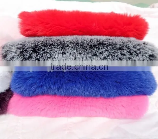 Multicolor Genuine rex rabbit fur plate for garment /ihpone covers
