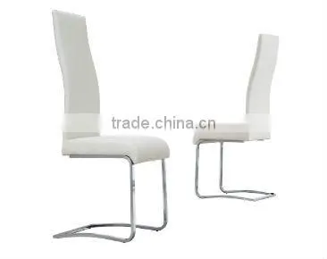 Arch leather chrome Dining Chair