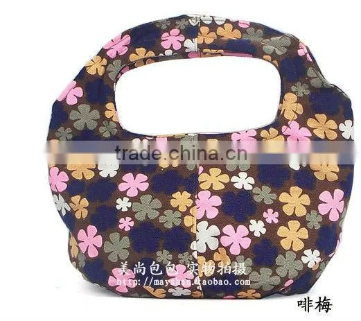 100% organic cotton fabric clear japanese fashion bags