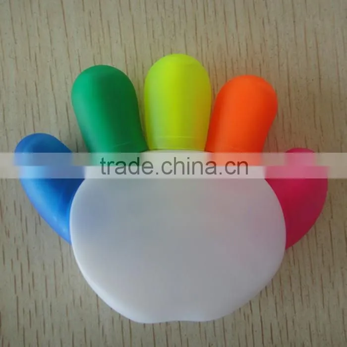 Hot Selling Palm Highlighter With Logo Hand Shaped Highlighter Makeup