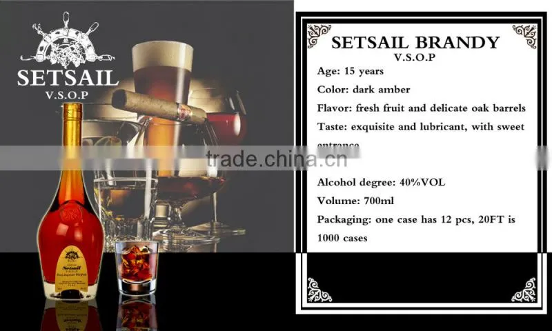 Goalong facotry provide private label brandy
