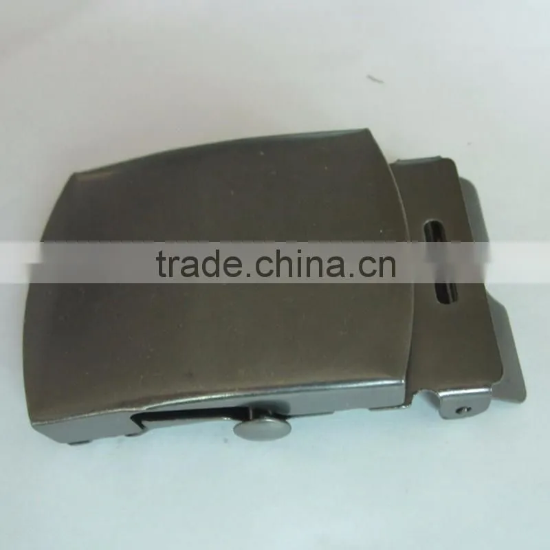 Custom metal adjustable prong type men clip belt buckle for wholesale from china factory