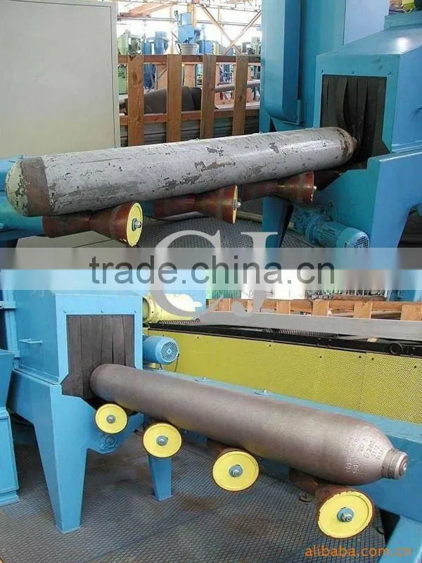 High speed abrasive blasting machine