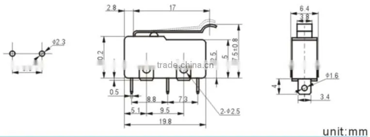 MSW-14B normally open micro switch types of micro switch 3 position micro switch (FBELE)