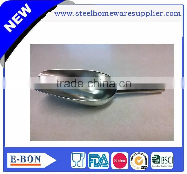 Hot sale stainless steel ice scoop for advanced restaurant