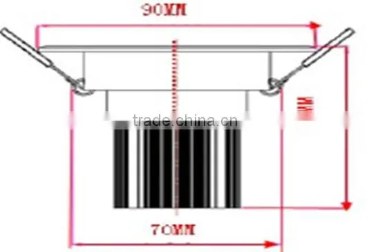 Best price led rectangle down light