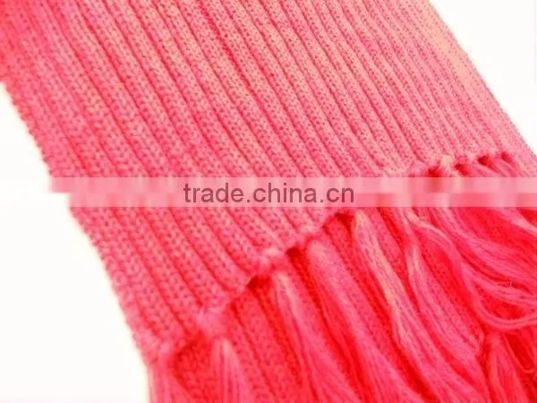 fashion acrylic gloves scarf set