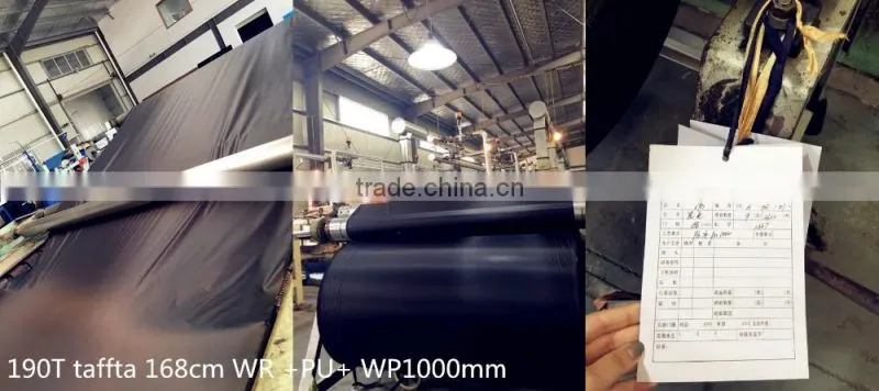 100 Polyester taffeta 190T bag lining