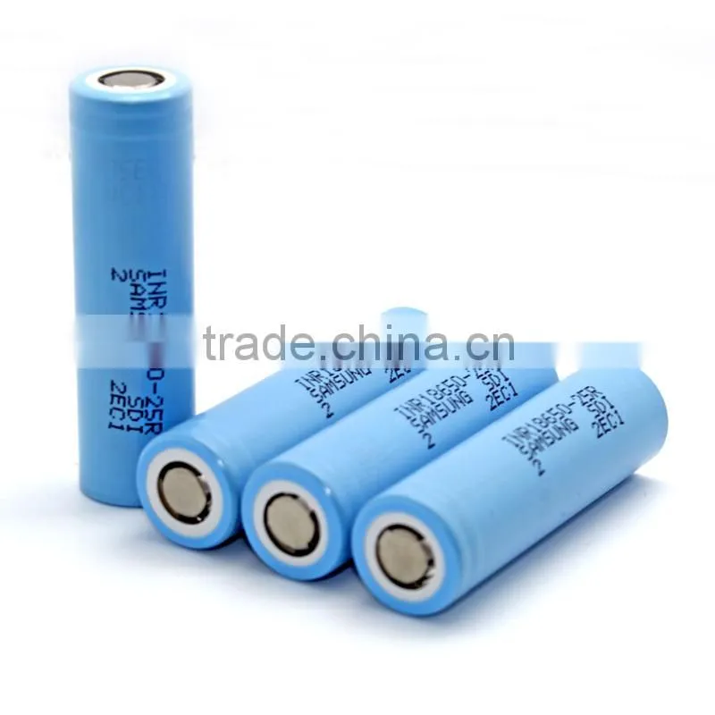 3.7v 18650 2500mAh 20A li-ion rechargeable battery Rechargeable Batteries