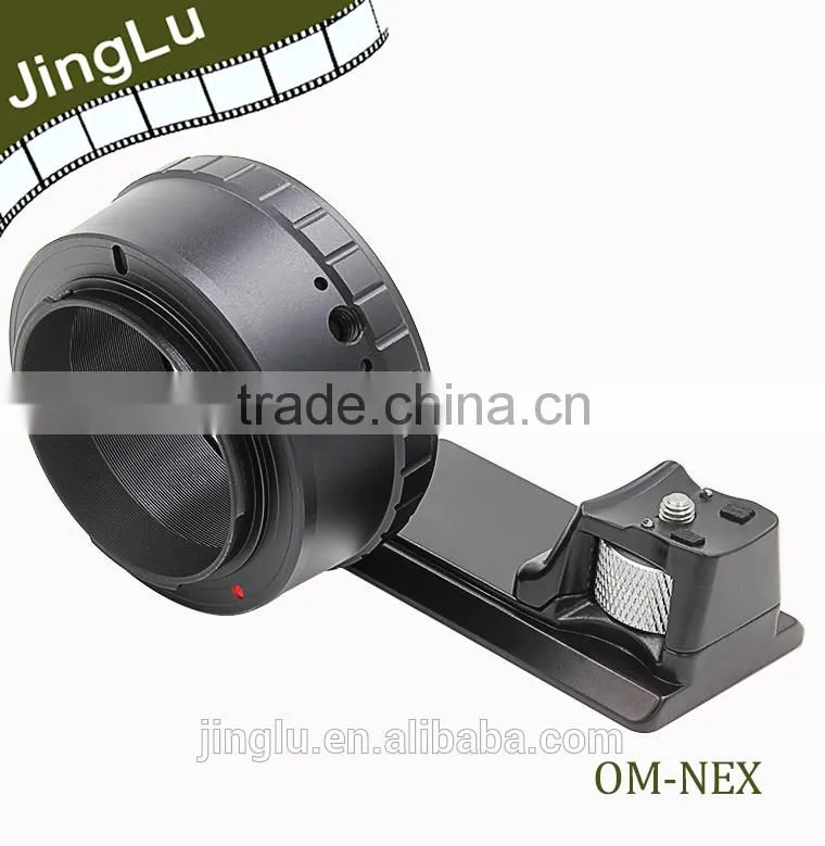 lesn adapter ring with long tripod for Olympus OM lens to S ony NEX-3 NEX-5 E mount