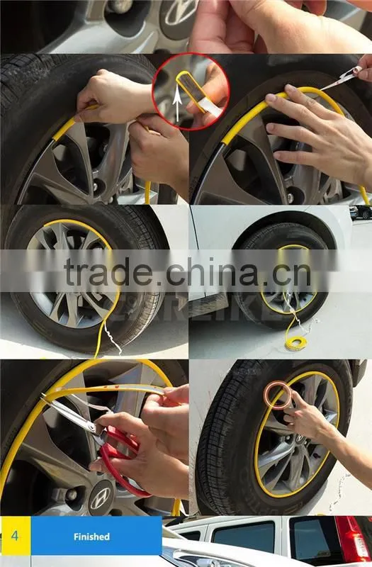 Automobiles & Motorcycles Best Selling Car Accessorieswheel Rim Protection Sticker
