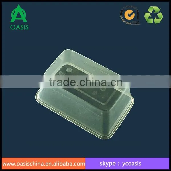 2000ML for hot food microwaveable container/High quality food grade food container with lid