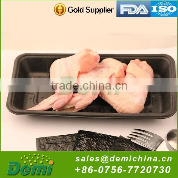 Disposable absorbent non-woven meat pads