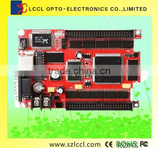 HOT/ SCL2008 control Card with two HUB / Support 4032*128 pixels/ Support WIFI function/ Net Port and Serial Port