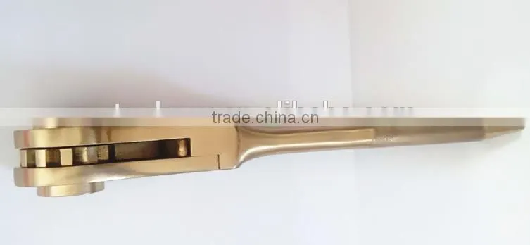 Anti-spark hand tools aluminum bronze ratchet wrench