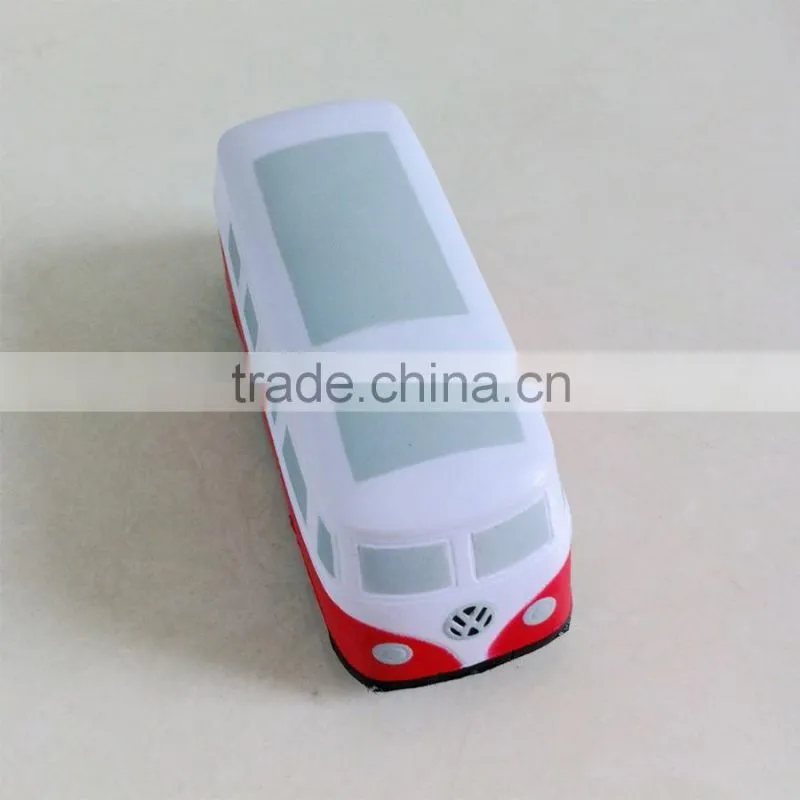 Das Auto shuttle bus pu stress promotional gifts