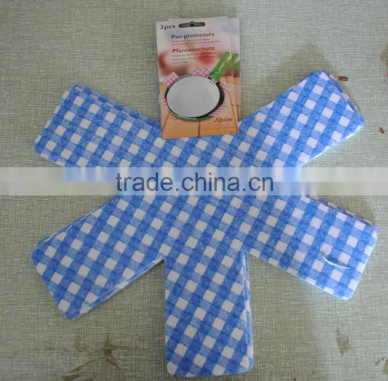 3pcs/set heat resistant nonwoven pan protector