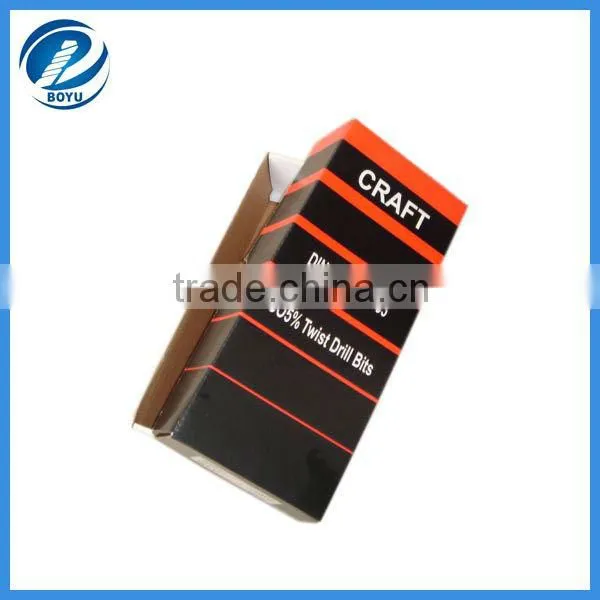 HSS 4341 fully ground ember&black finished twist drill