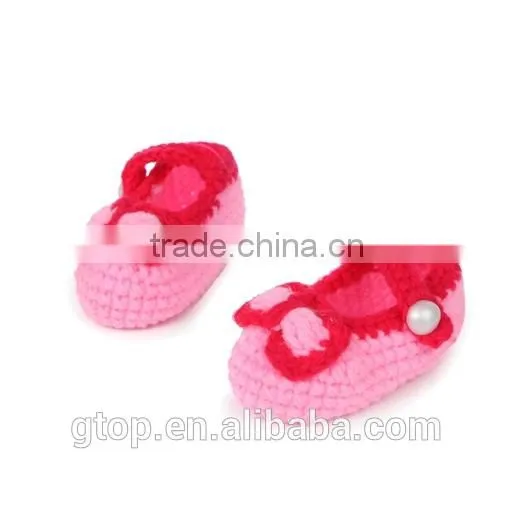 Wholesale Baby Handmade Crochet Shoes Supplier for 1-10 months old S-0032