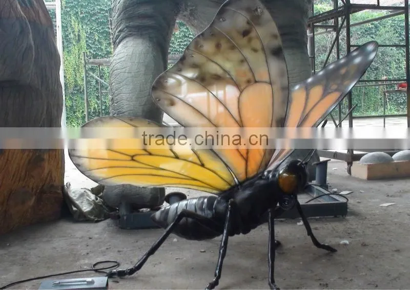 2014 Theme park animatronic animated amusement artificial insect insect SPIDER