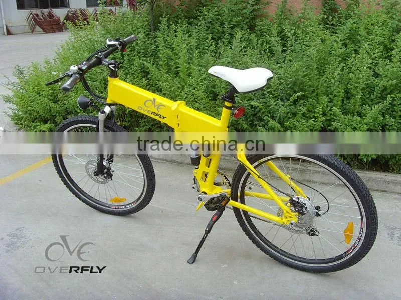 26 inch Mountain Folding Electric Bicycle with 250W Brushless Motor and Alloy Aluminum Frame XY-TDE09Z
