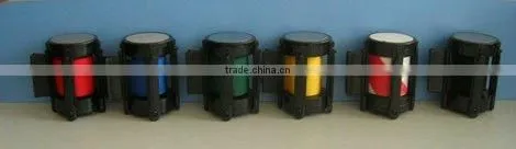 Retractable belt Cassette for stanchion,slow retractable with brake