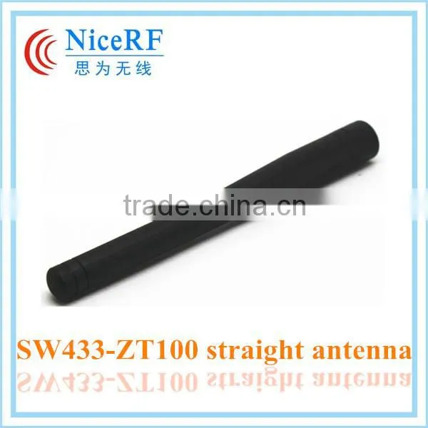 Straight Rubber Antenna SW433-ZT100 for Wireless Transceiver RF Module 433MHz Straight Rod Antenna 433MHz Rubber Antenna 433