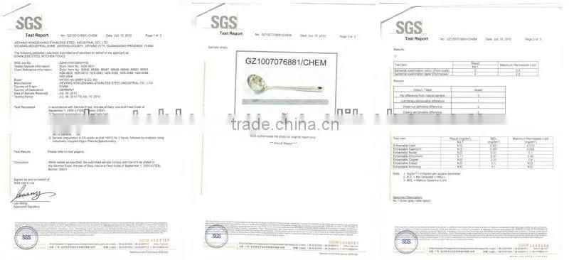 stainless steel kitchenware