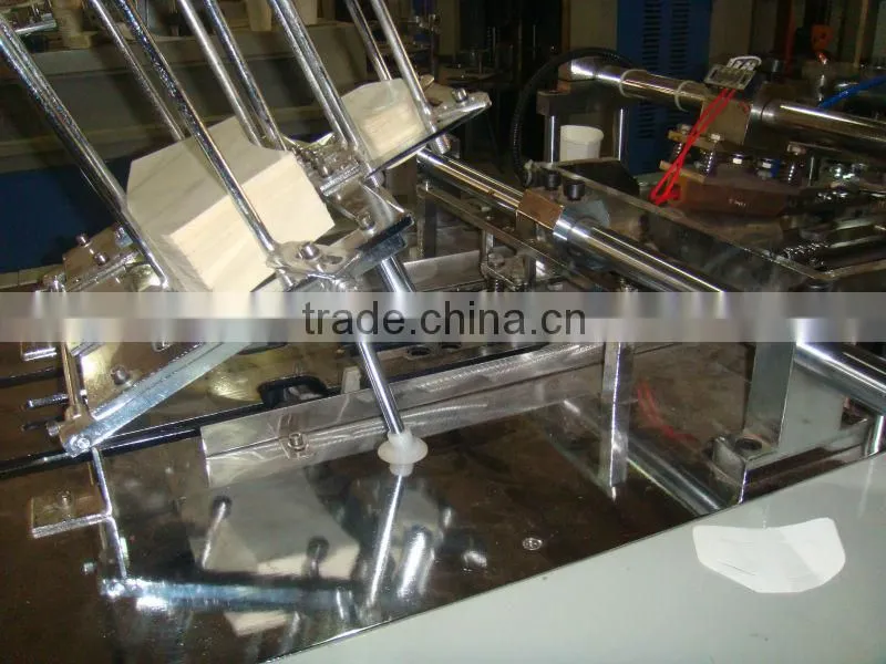 Single PE coated paper cup making machine with handle