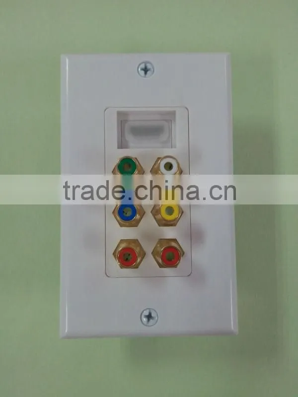 hdmi wall plate female to rca female wall plate