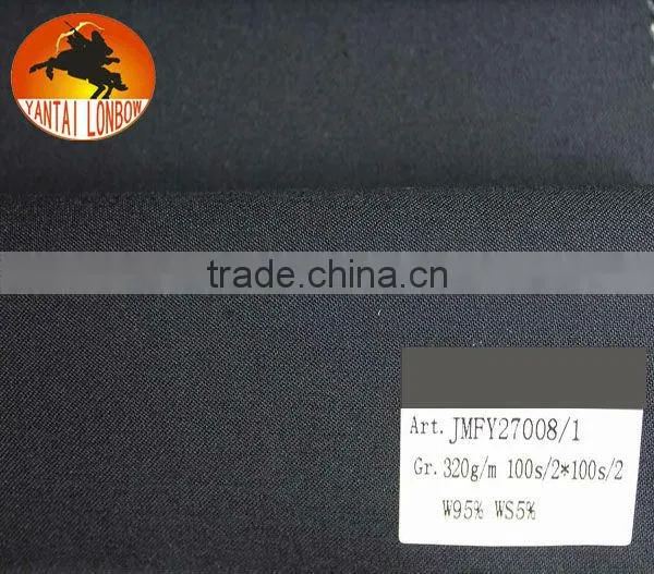 regular stock high quality worsted wool cashmere fabric