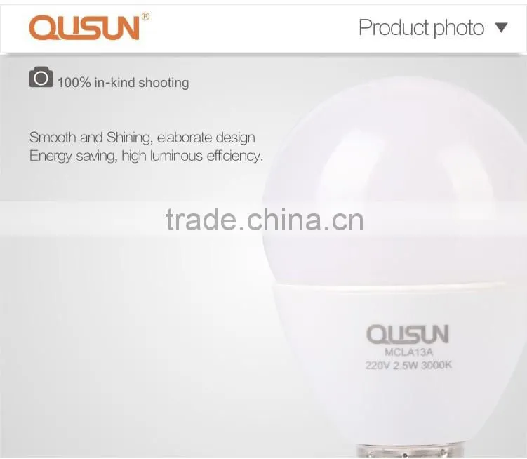 2.5W led bulb lamp for sale e14 led light